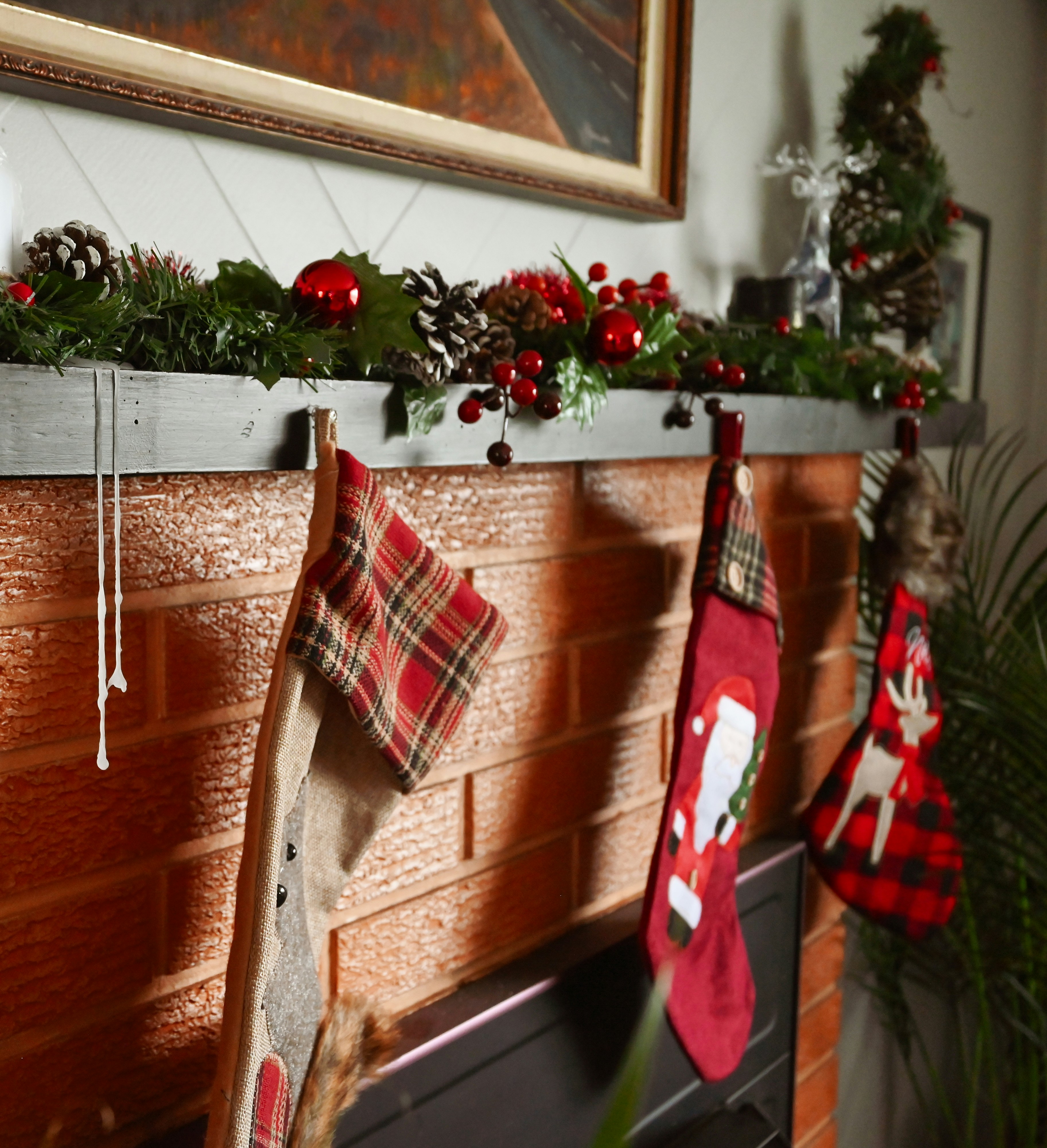 Stockings at Fireplace